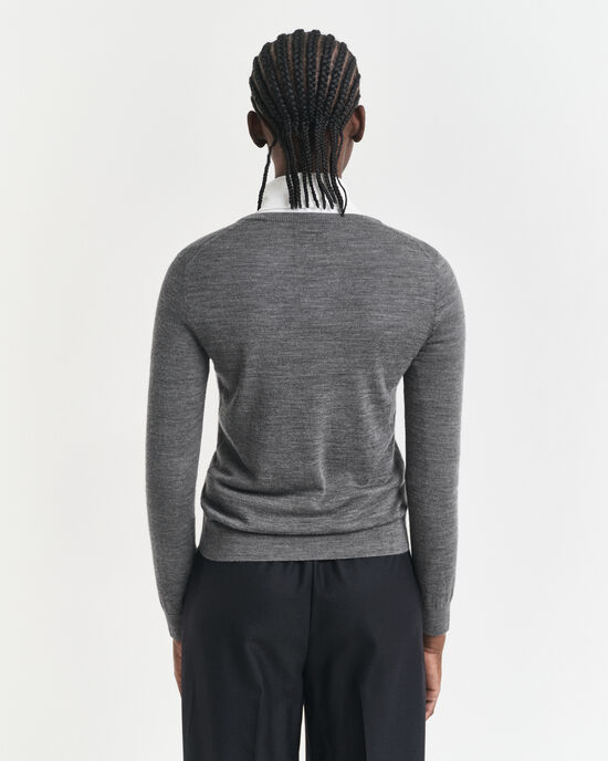 Merinovillainen neuletakki