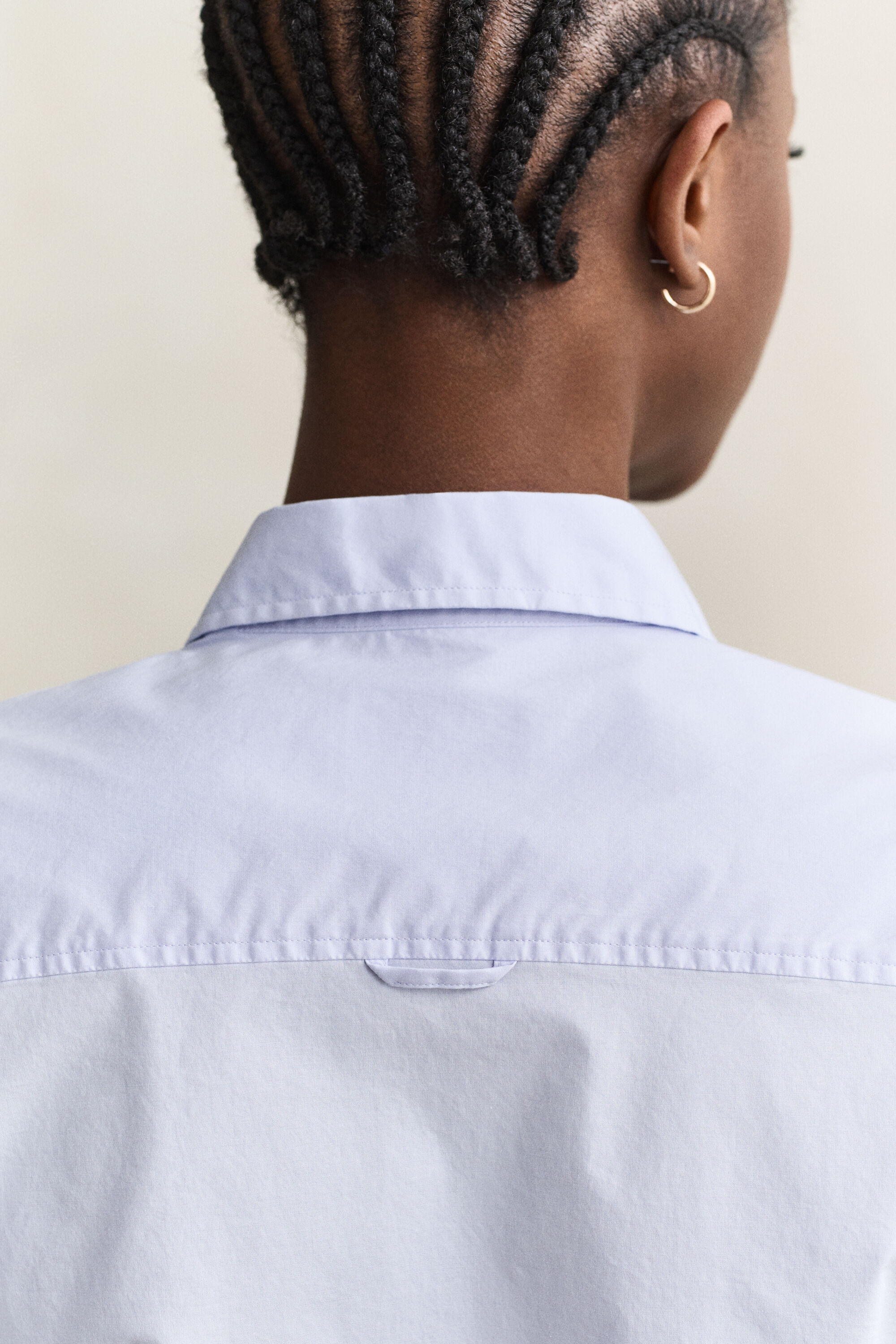 Slim fit ‑mitoitettu popliinipaita