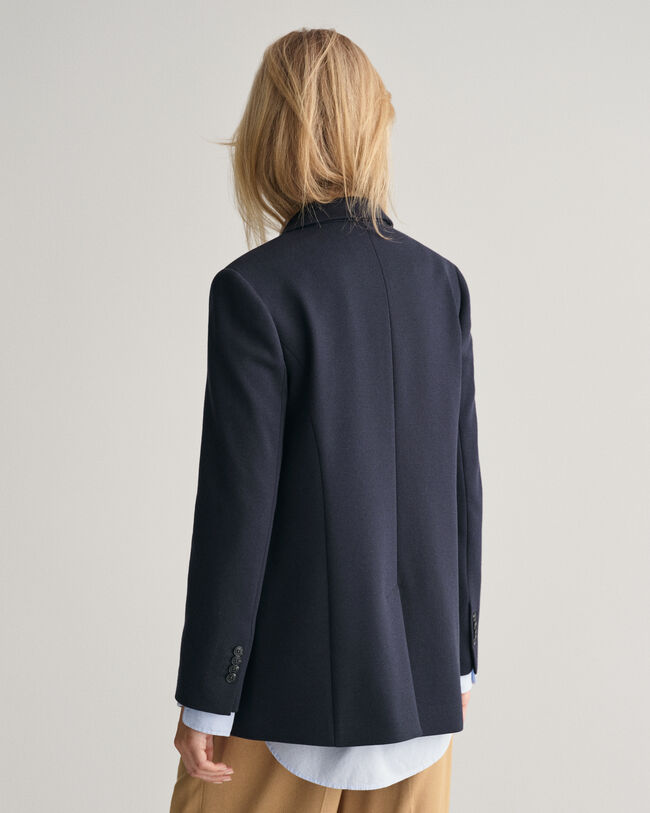 Regular fit ‑mitoitettu jerseybleiseri