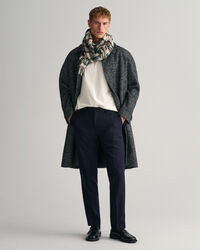 Slim&nbsp;fit ‑mitoitetut flanellihousut