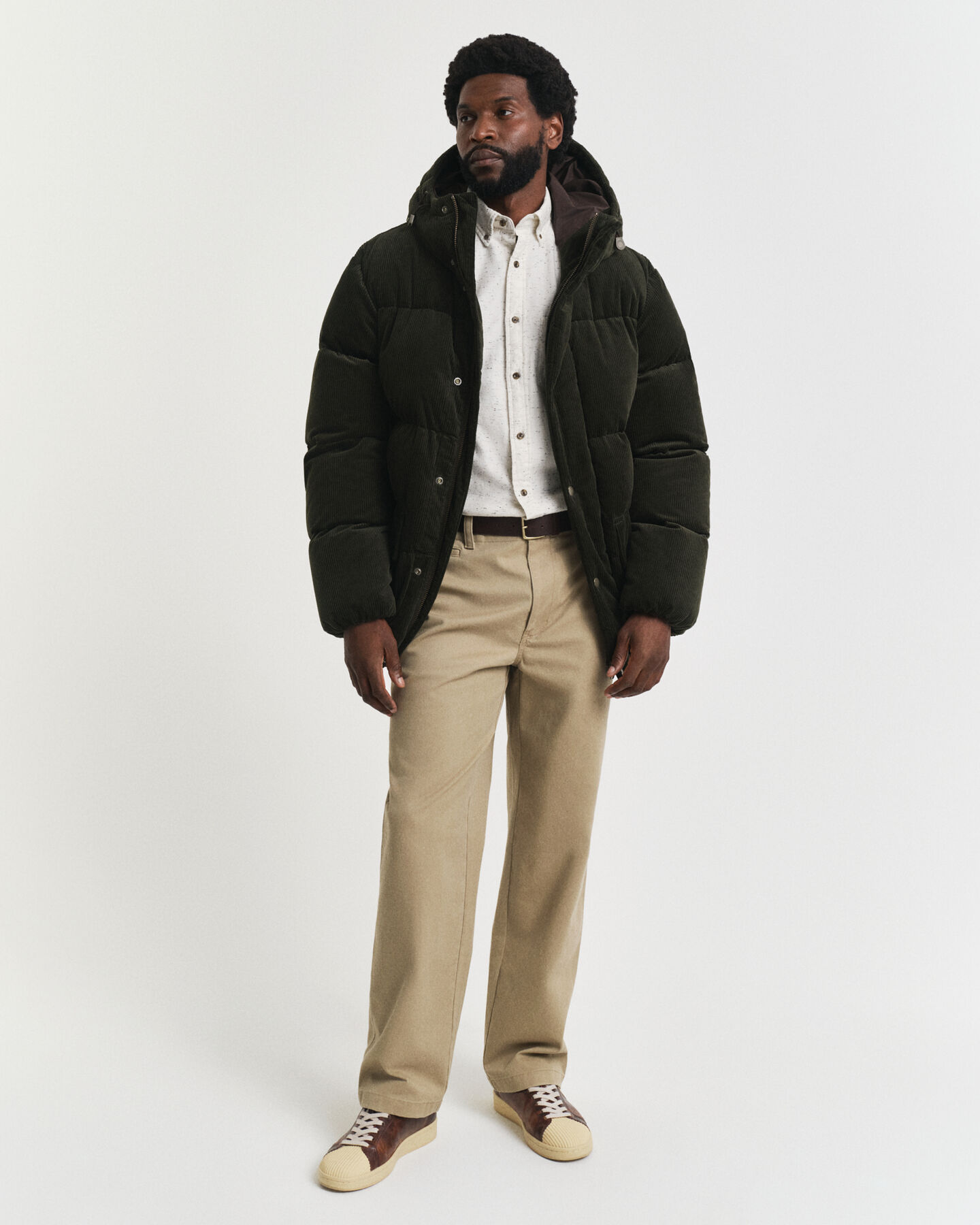 Regular fit ‑mitoitettu nyppyflanellipaita