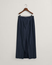 Laskostettu Pinstripe-maksihame