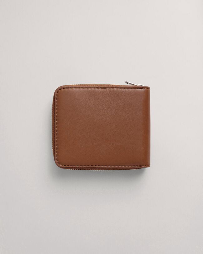 Vetoketjullinen nahkalompakko