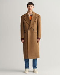 Oversized fit ‑mitoitettu villakangastakki