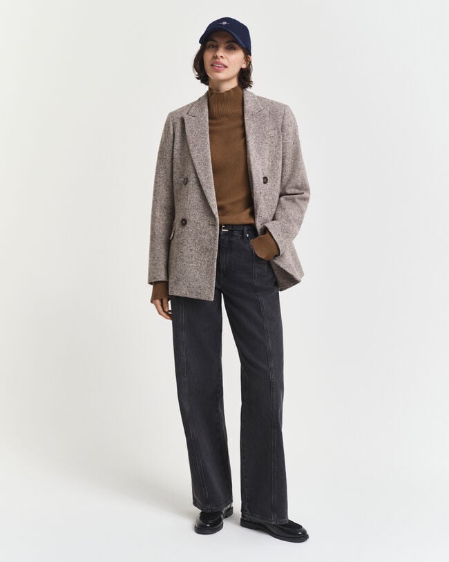 Karitsanvillainen pooloneulepusero