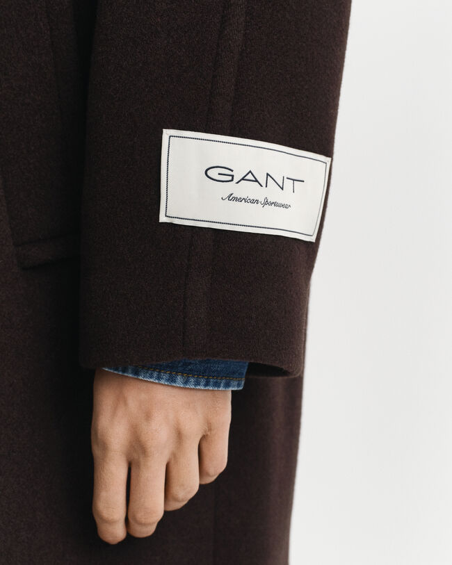 Villasekoitekankainen päällystakki