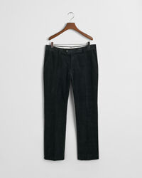 Slim fit ‑mitoitetut vakosamettiset puvunhousut