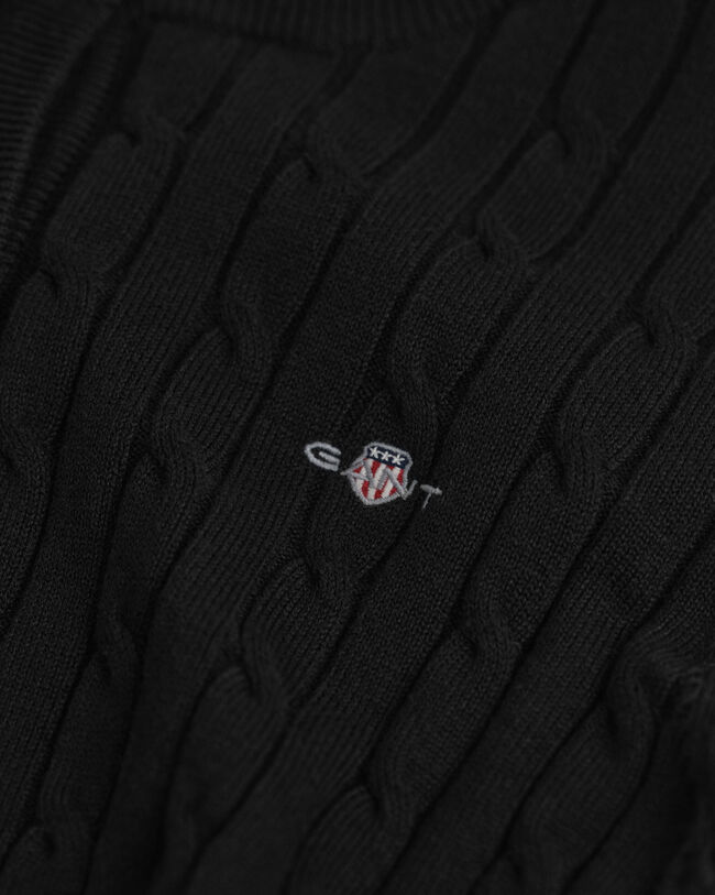 Joustopuuvillainen Shield-palmikkoneuletakki