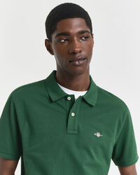 Regular fit -mitoitettu Shield-pikeepaita