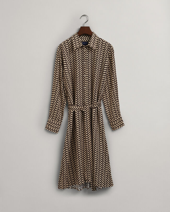 A‑linjainen Geometric-paitamekko