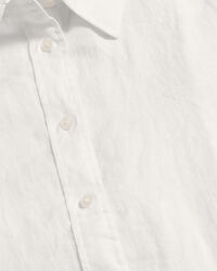 Regular fit ‑mitoitettu pellavainen chambray-paita