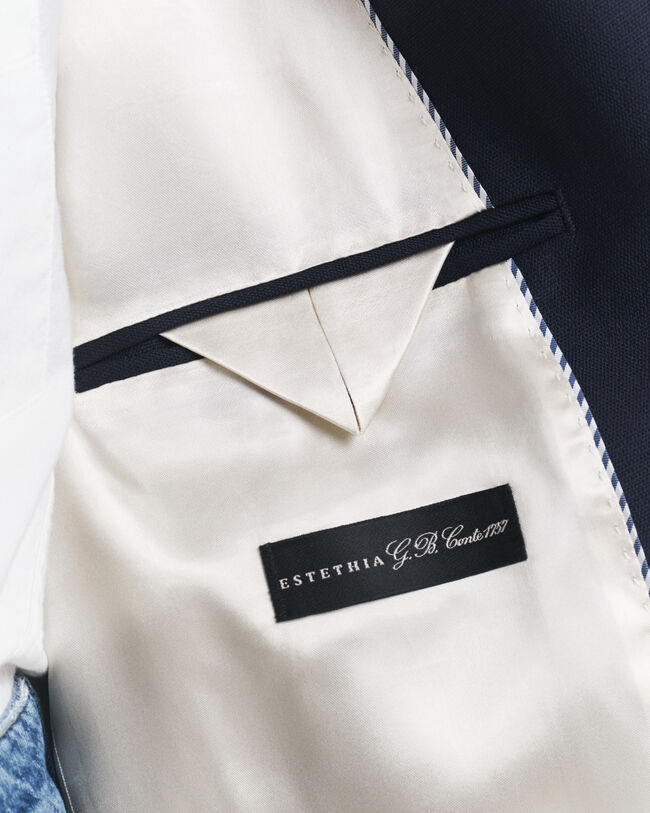 Oversized fit ‑mitoitettu hopsack-villakangasbleiseri