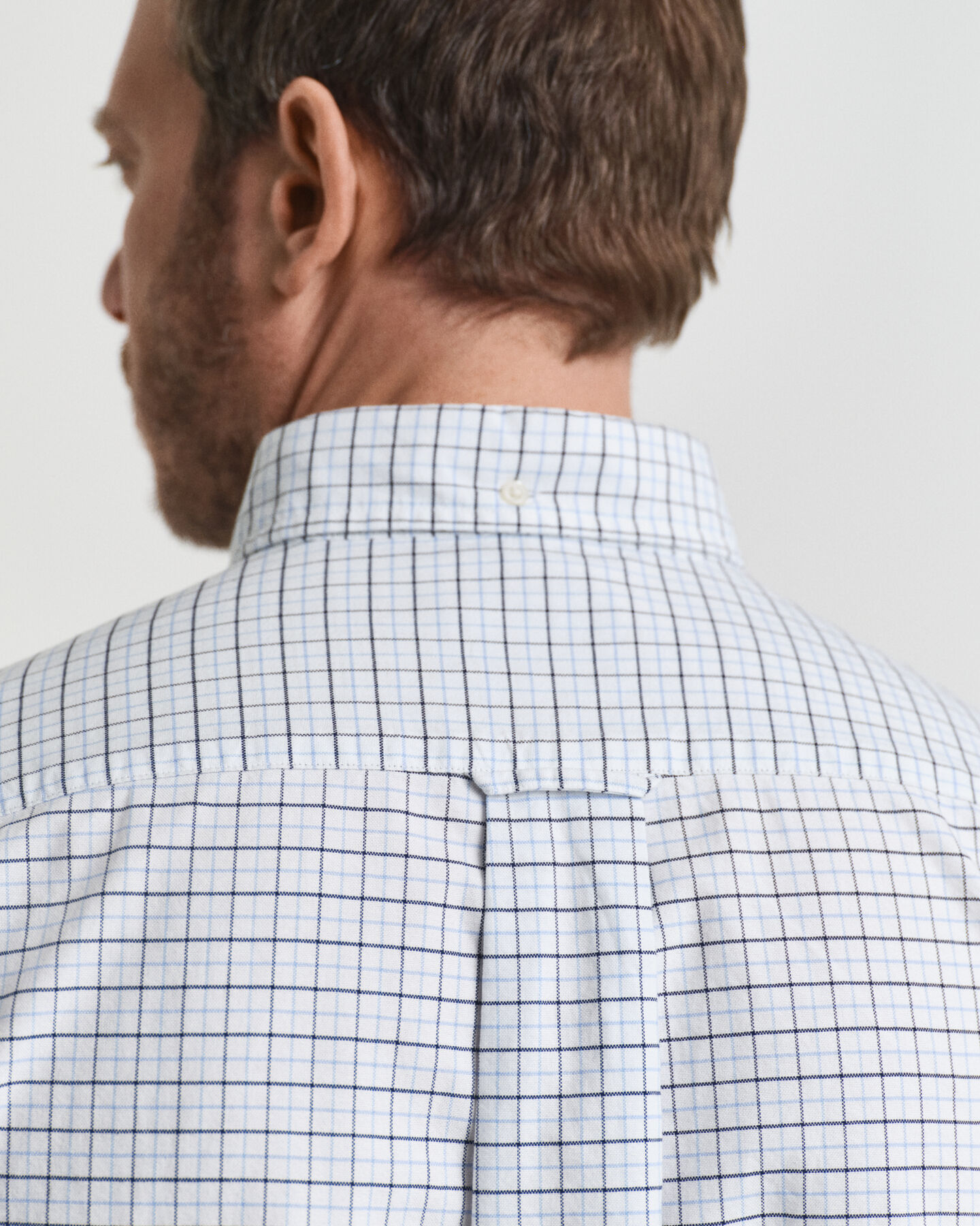 Regular fit ‑mitoitettu klassinen tattersall-ruutukuvioinen oxford-paita