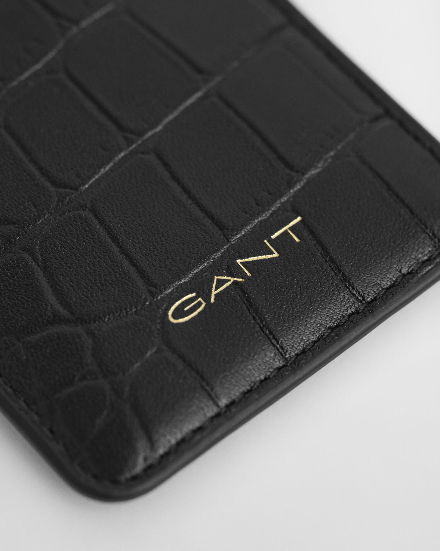 Krokokuvioinen korttikotelo