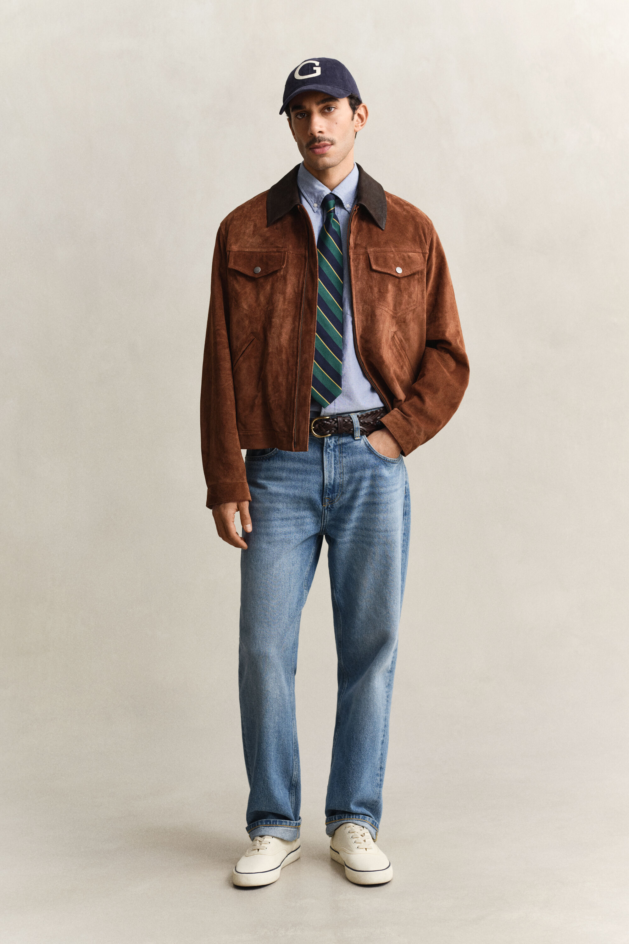 Klassinen lyhythihainen oxford-paita