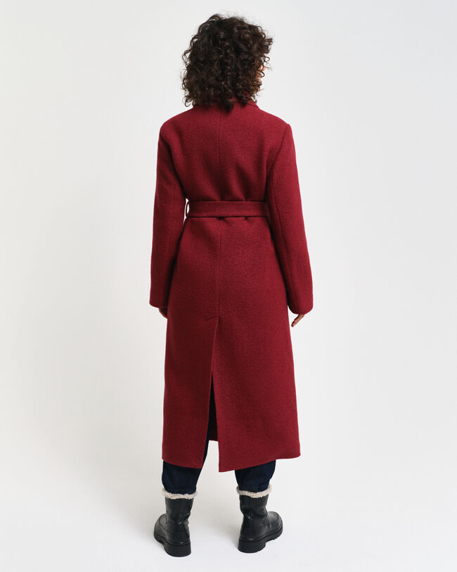 Kohopintainen kietaisutakki