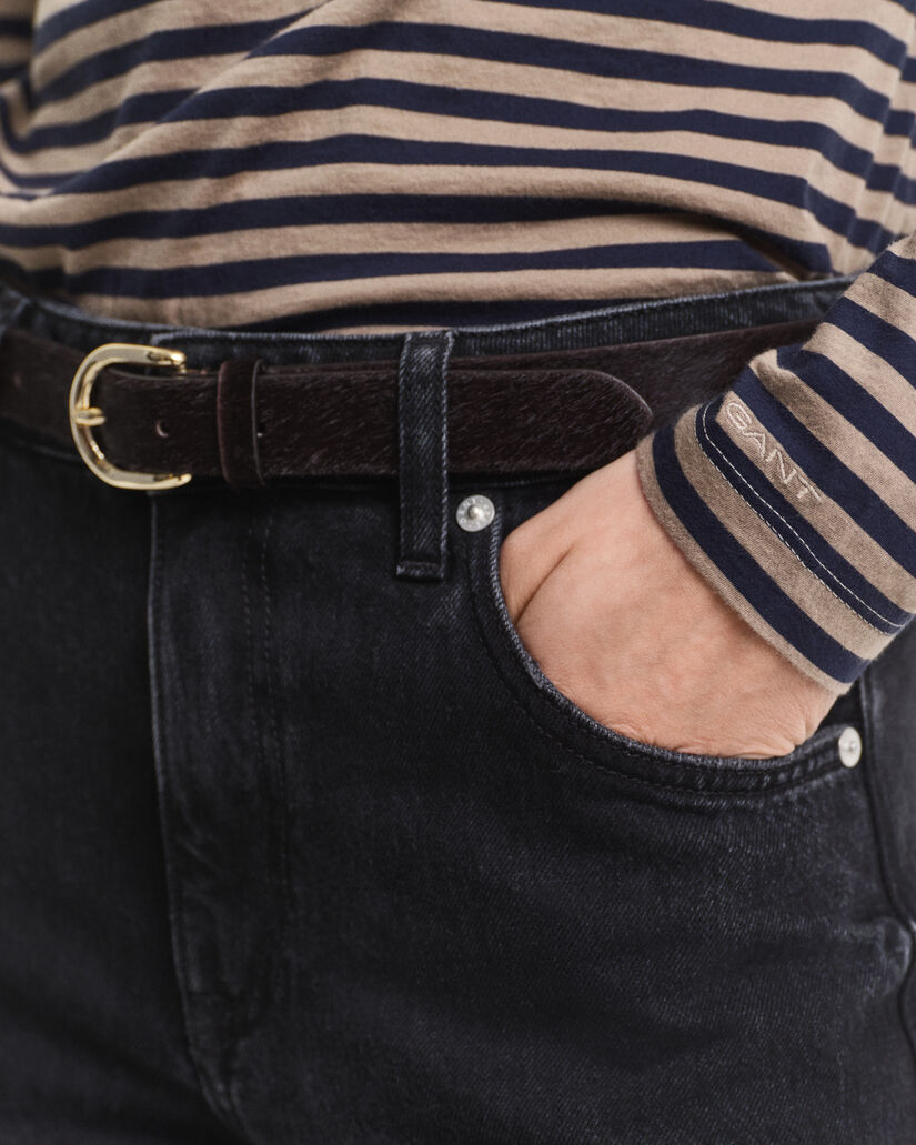 Kevyt raidallinen puuvillapoolo