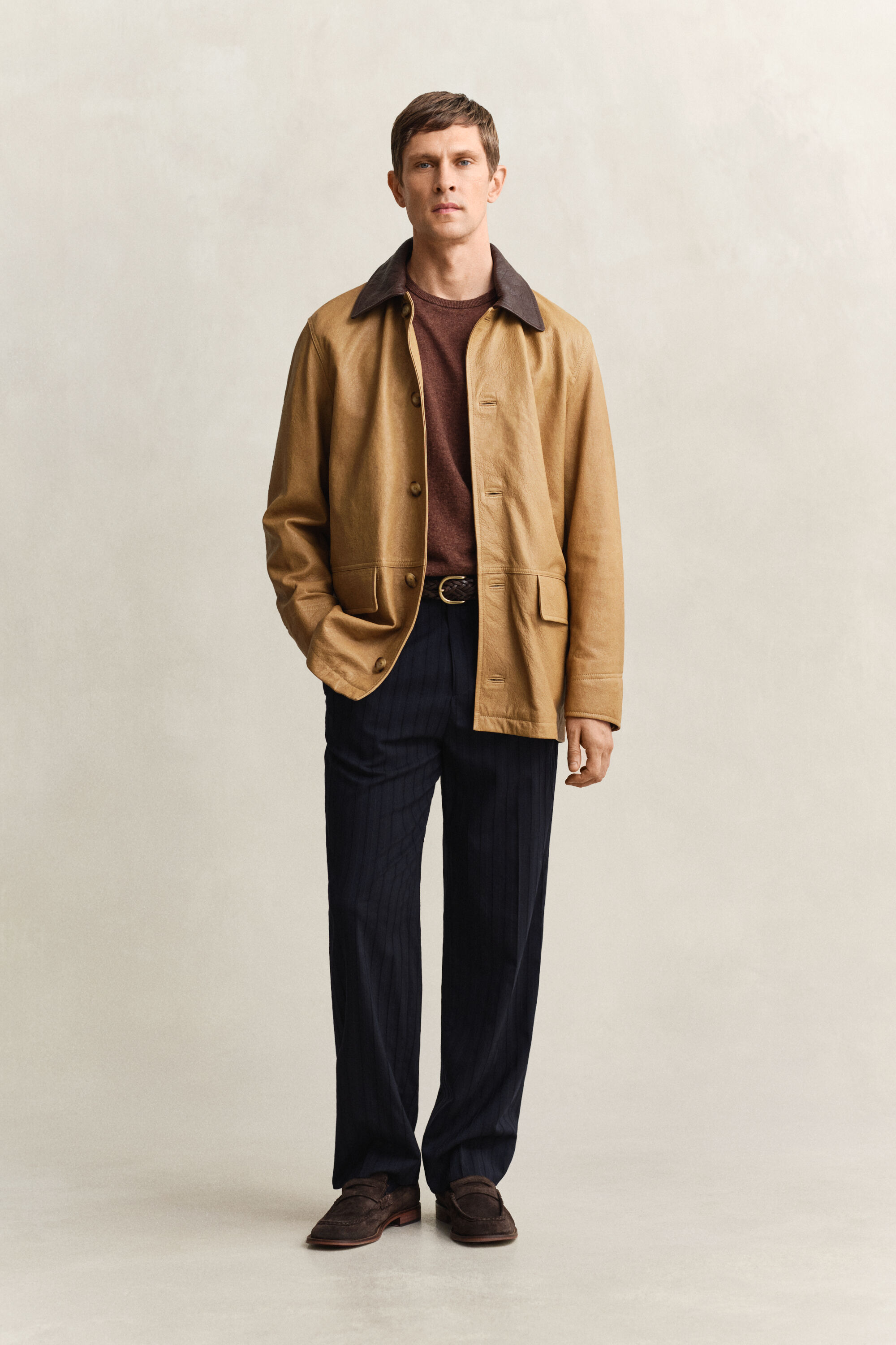 Neulepusero slub-puuvillasekoitteesta