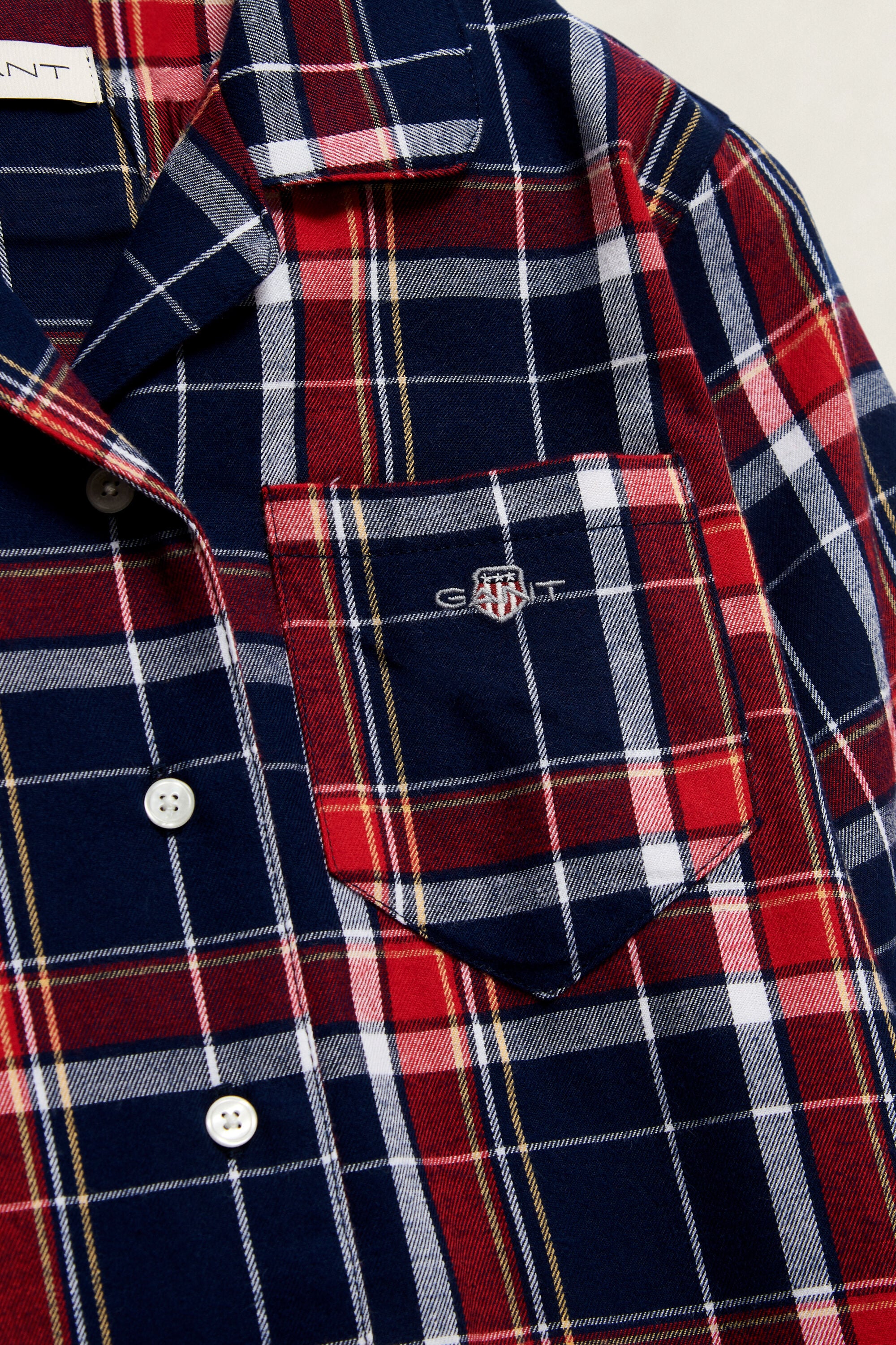 Teens-malliston ruudullinen flanellipyjama