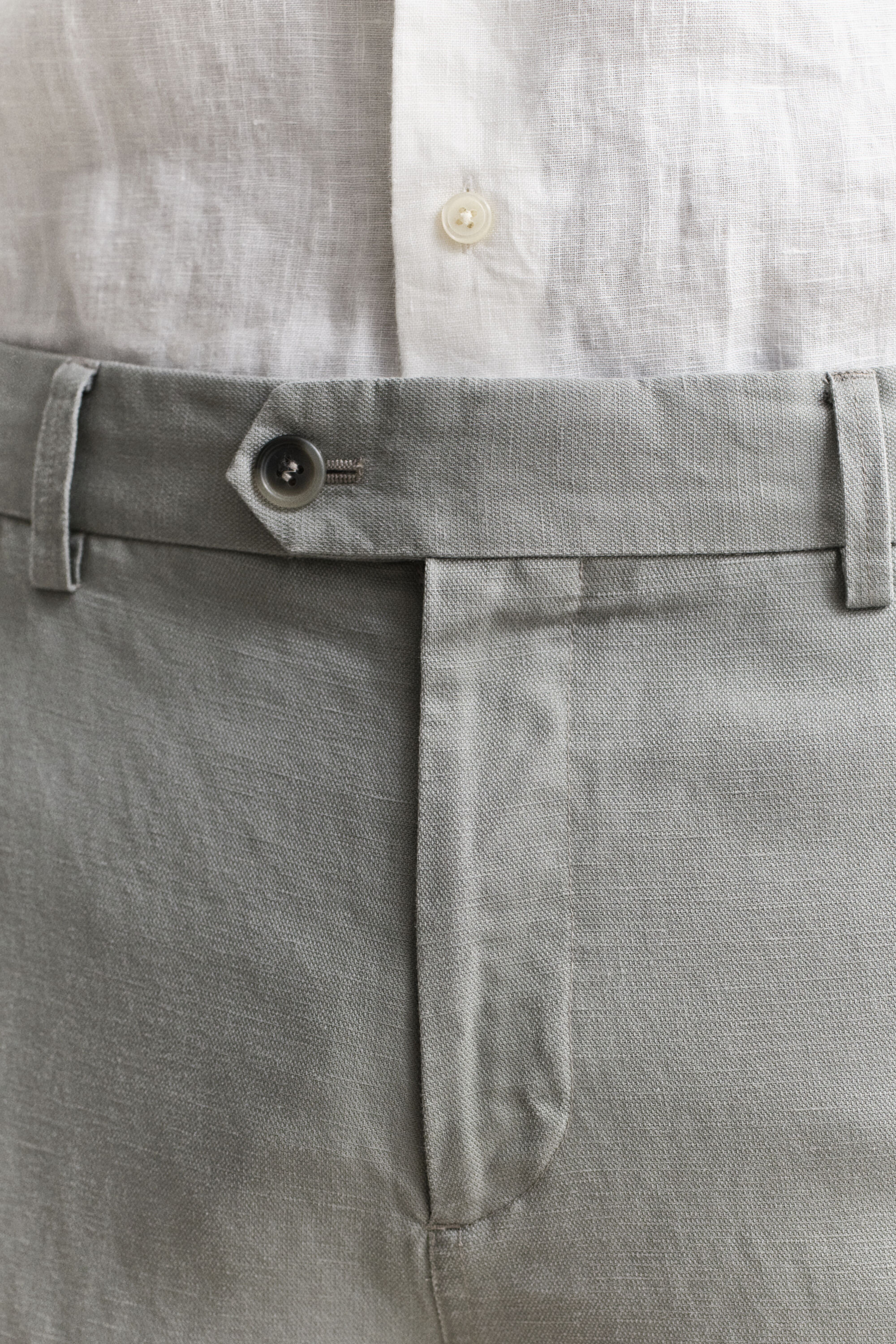 Puvunhousut lyocell-pellavasekoitetta