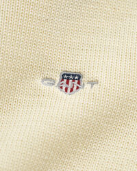 Casual-puuvillaneulepusero puolivetoketjulla