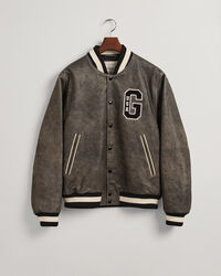 Nahkainen GANT Varsity Jacket