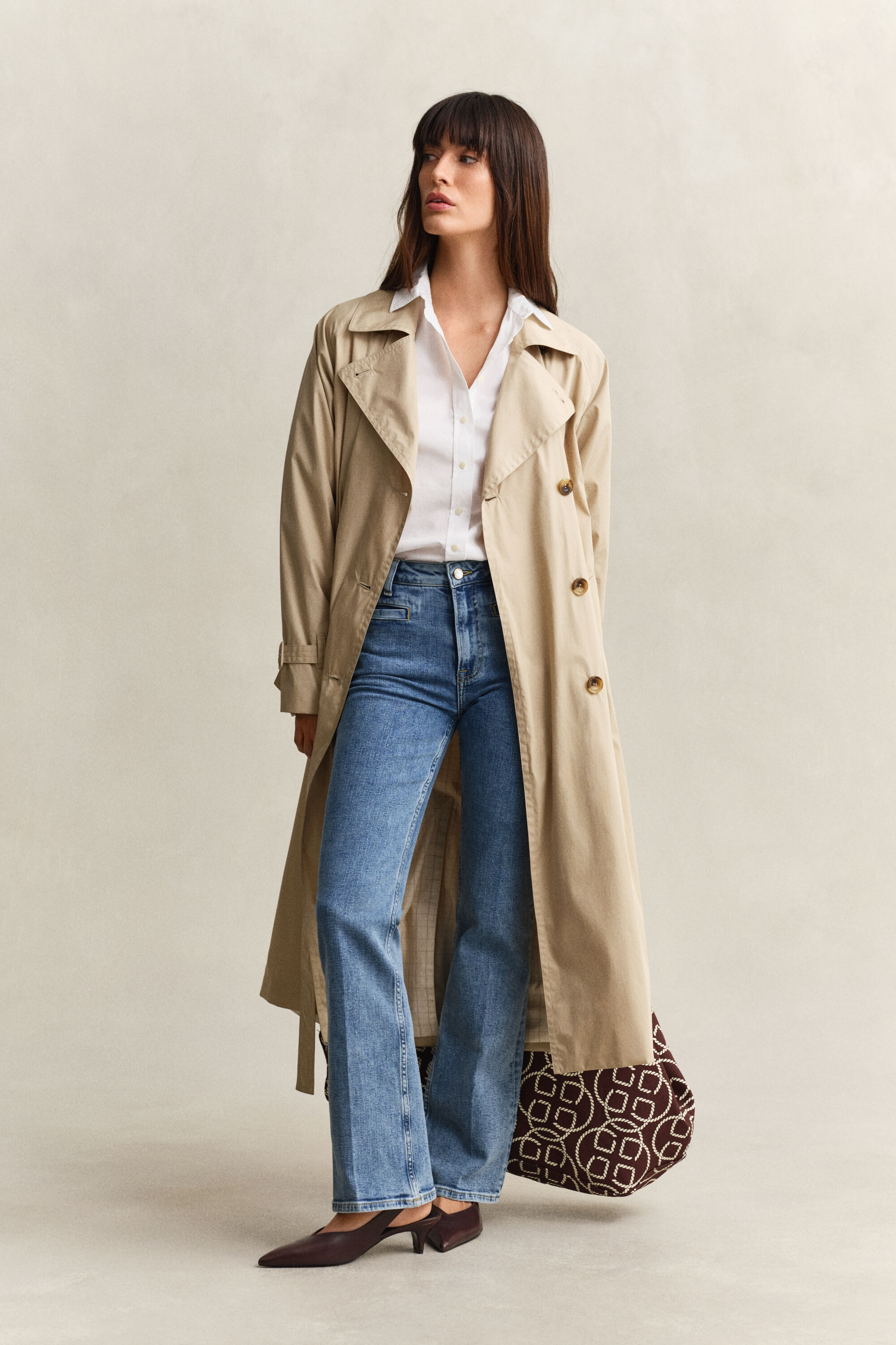 Regular fit ‑mitoitettu Classic-popliinipaita