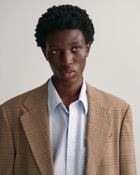 Relaxed fit ‑mitoitettu Glen Check -bleiseri