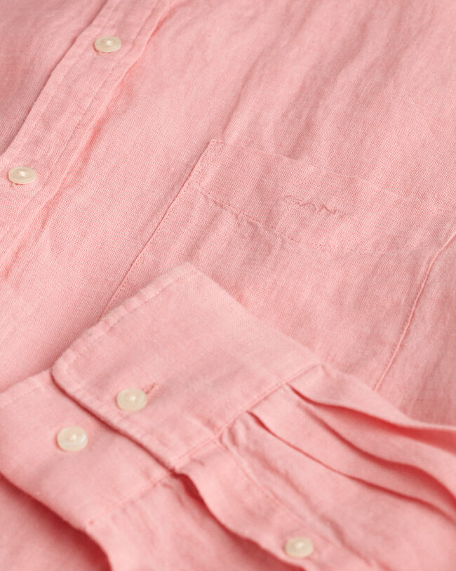 Relaxed&nbsp;fit ‑mitoitettu pellavapaita