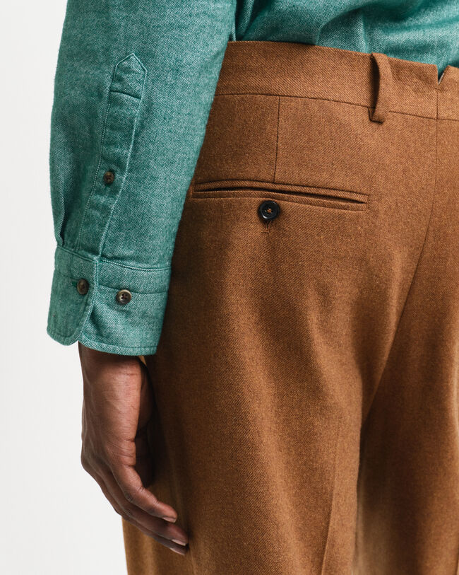 Regular fit ‑mitoitettu kalanruotokuvioinen flanellipaita