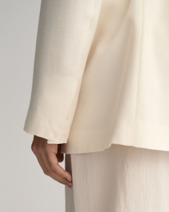 Regular fit -mitoitettu vy&ouml;llinen bleiseri