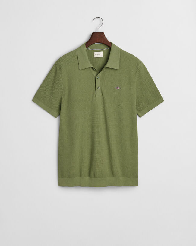 Kohopintainen puuvillapikeepaita