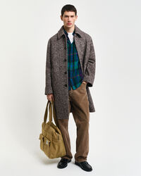 Regular&nbsp;fit ‑mitoitettu ruudullinen tvillipaita