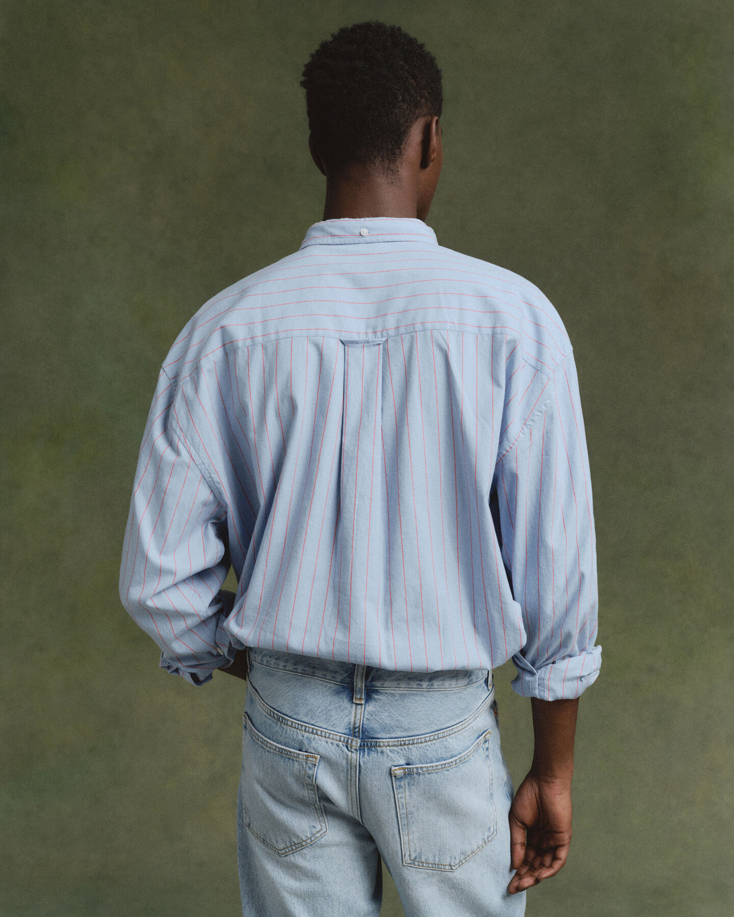 Oversized fit -mitoitettu raidallinen Dreamy-oxford-paita