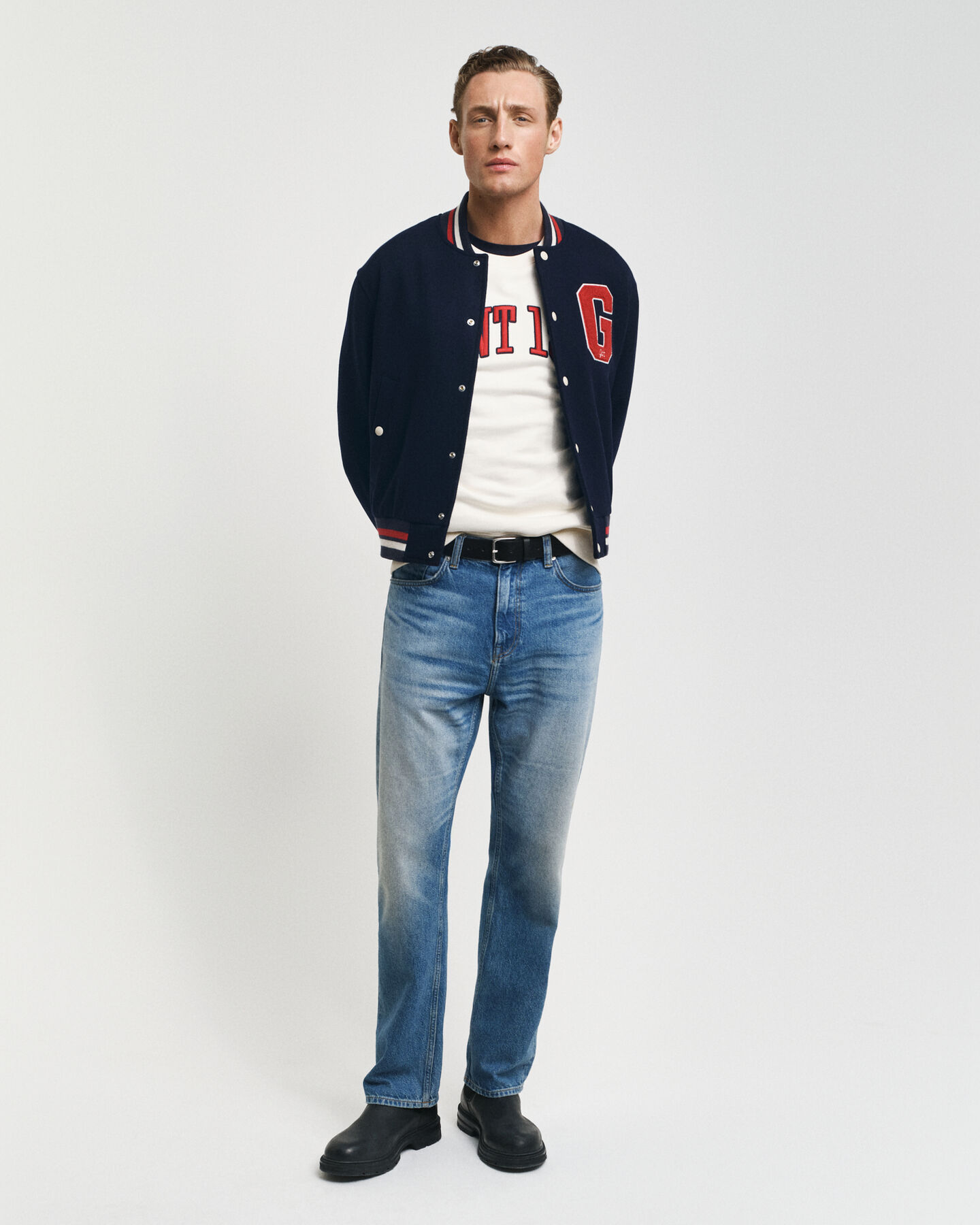 GANT Varsity Jacket ‑villasekoitetakki