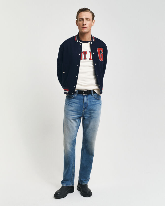 GANT Varsity Jacket ‑villasekoitetakki