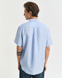 Lyhythihainen regular fit ‑mitoitettu pellavapaita