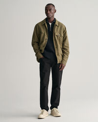 Vetoketjukauluksellinen Milano Knit -puuvillaneule