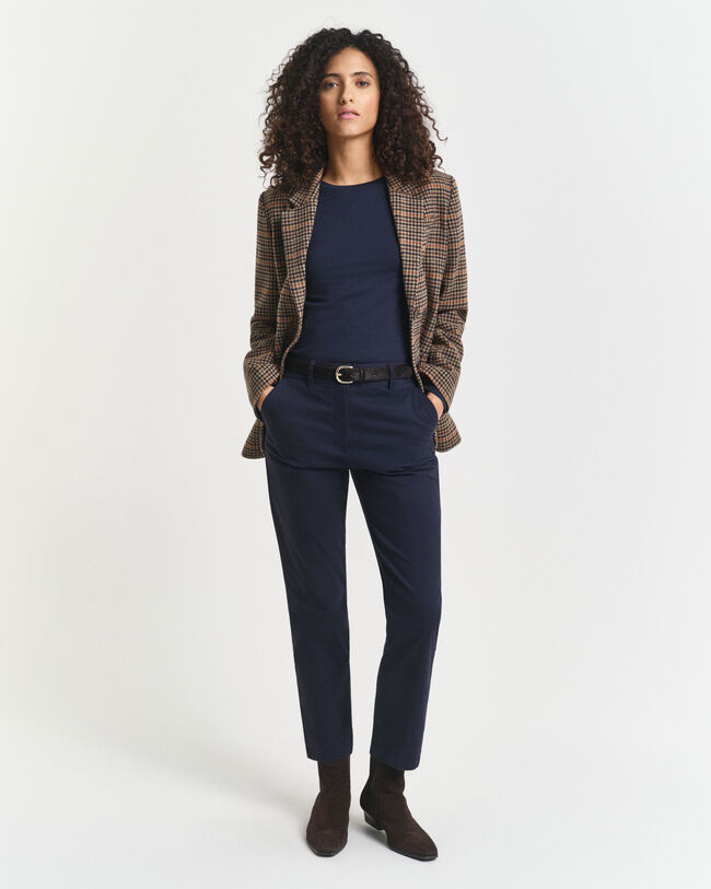 Kevyt pitkähihainen puuvilla-t-paita