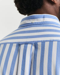 Regular&nbsp;fit ‑mitoitettu klassinen popliiniraitapaita