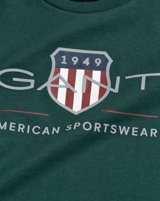 Kids-malliston pitkähihainen Archive Shield ‑t‑paita