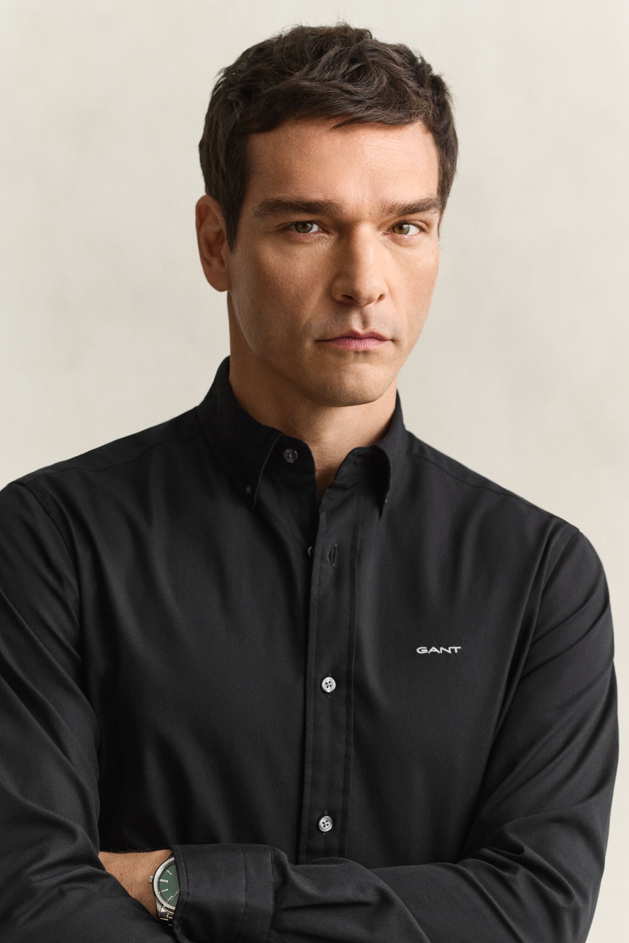 Regular fit ‑mitoitettu pinpoint oxford ‑paita