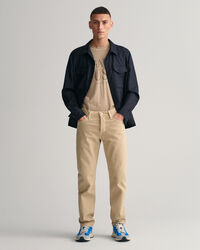 V&auml;rilliset regular fit ‑mitoitetut Arley-farkut