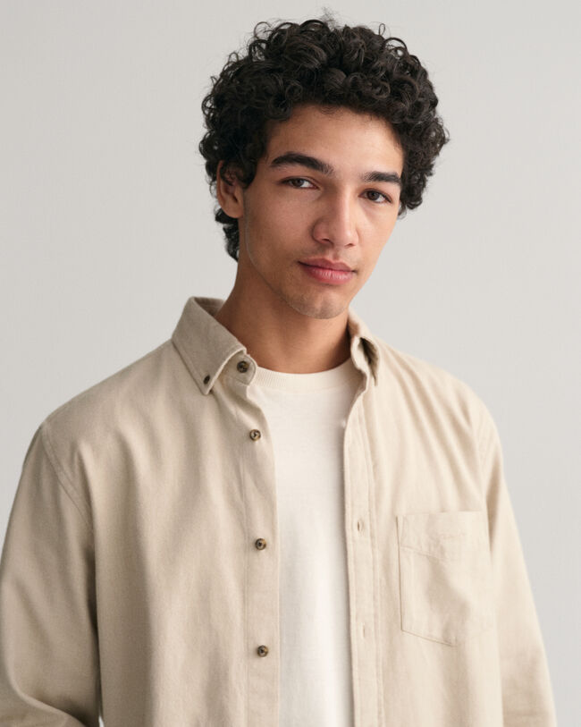 Regular fit ‑mitoitettu kalanruotokuvioinen flanellipaita