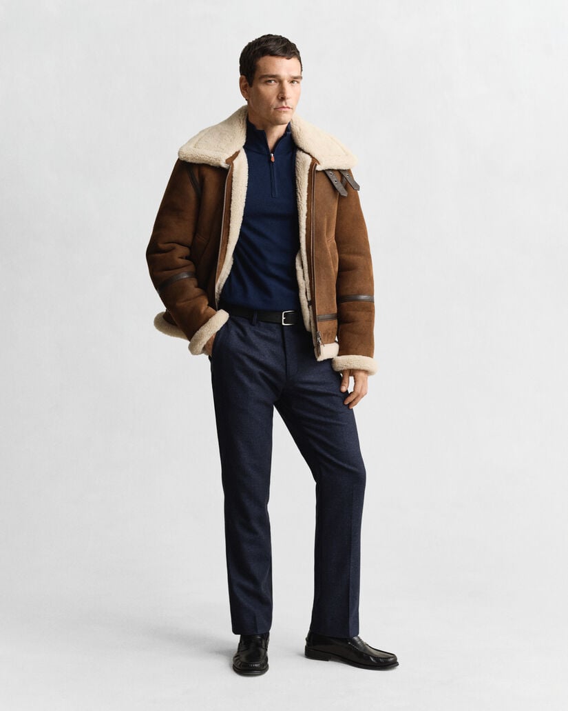 Ohut merinovillaneule, vetoketjukaulus