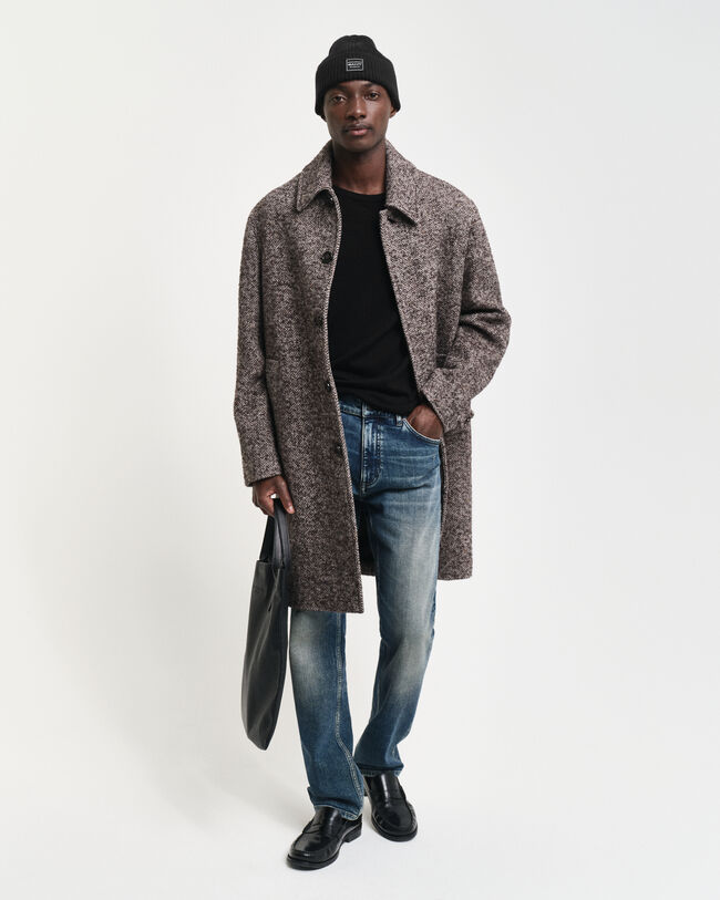 Ohut merinovillaneule, pyöreä pääntie