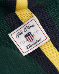 Raidallinen neulottu villasekoitehuivi