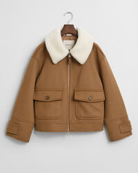 Villasekoitteinen lentäjäntakki