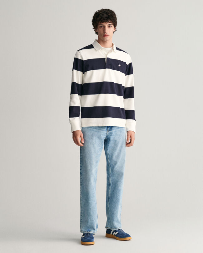 Leveäraitainen Shield Heavy Rugger ‑paita