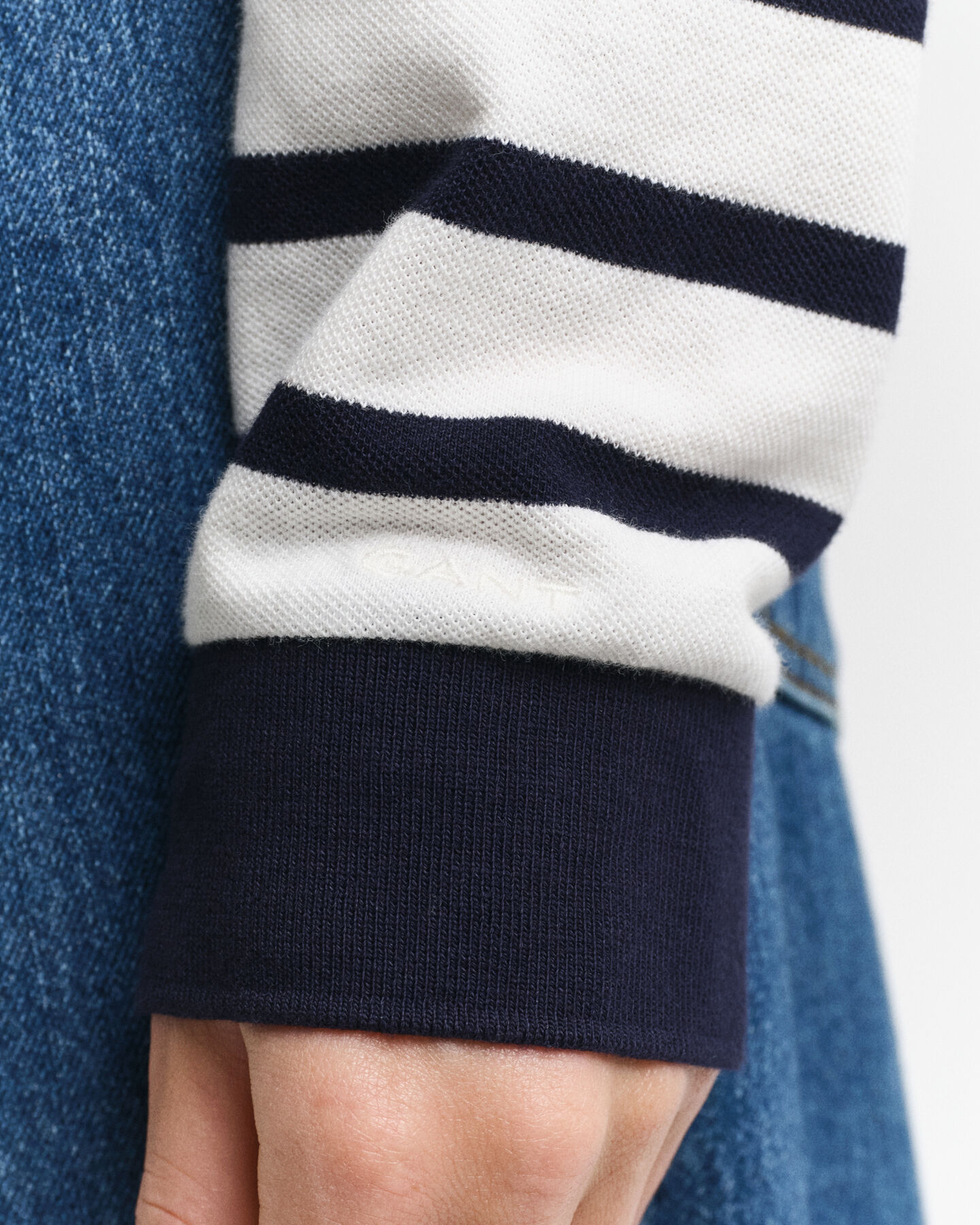 Pitkähihainen Breton-raidallinen pikeepaita